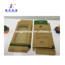 Customized Mobile Phone Case Paper Packaging Box with Hanging Display Tab